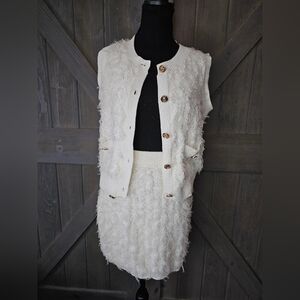 Bella Barnett Pamano Skirt Set sz Medium